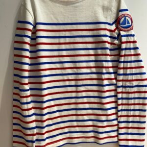 Longsleeve Petit Bateau blauw rood