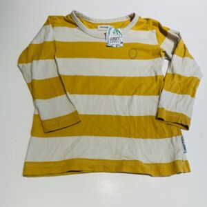 Longsleeve Filou & Friends gestreept geel