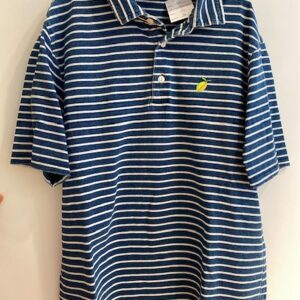Polo AO76 blauw gestreept