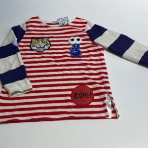 Longsleeve Stella Mc Cartney rood wit gestreept